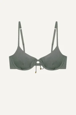 Ada Underwire Top - Sea Green EcoRib