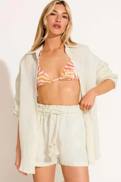 Avery Short - Oatmeal EcoLinen