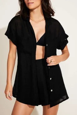 Cabana Set - Black EcoLinen