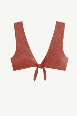 Cassia Crop Top - Pink Metallic