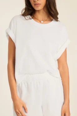 Coast Short - White Cotton Jersey