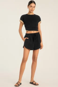 Dawn Classic Short - Black French Terry