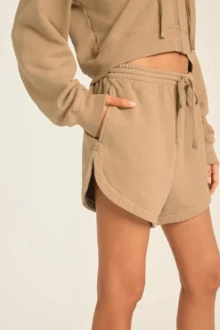 Dawn Classic Short - Latte French Terry
