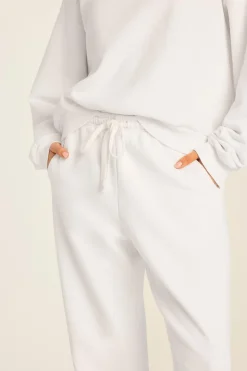 Dawn Classic Sweatpant - White French Terry