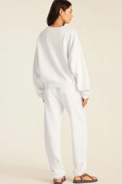 Dawn Classic Sweatpant - White French Terry