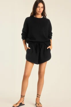Dawn Crewneck - Black French Terry
