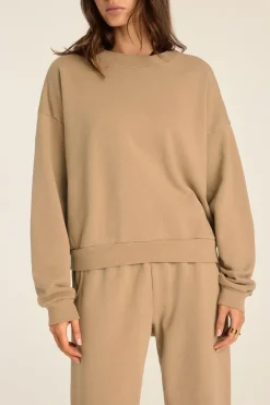 Dawn Crewneck - Latte French Terry