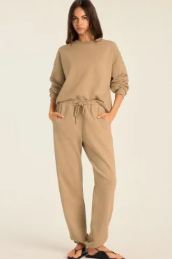 Dawn Crewneck - Latte French Terry