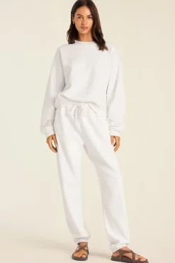 Dawn Crewneck - White French Terry