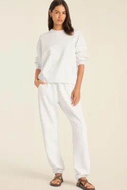 Dawn Crewneck - White French Terry