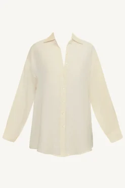 Playa Linen Boyfriend Shirt - Oatmeal EcoLinen