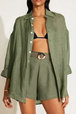 Playa Linen Boyfriend Shirt 3-Pack