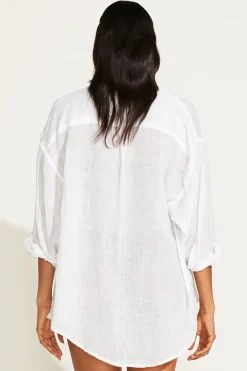 Playa Linen Boyfriend Shirt 3-Pack