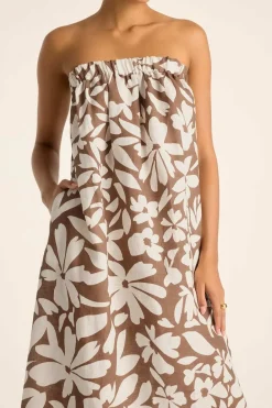 Soliel Dress - Desert Flower EcoLinen
