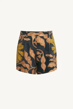 The Getaway Short - Kelp Flower EcoLinen