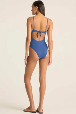 Vitamin A Ada Underwire One Piece Chambray EcoRib