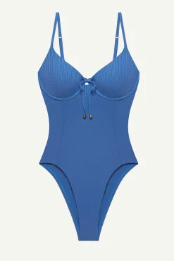 Vitamin A Ada Underwire One Piece Chambray EcoRib
