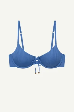 Vitamin A Ada Underwire Top Chambray EcoRib