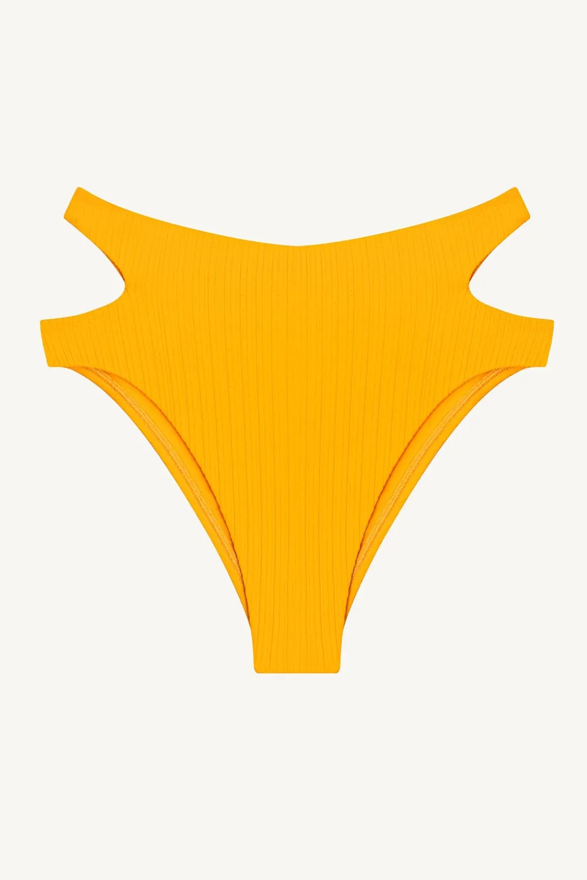 Vitamin A Amara High Waist Bottom Sunflower Pucker Rib