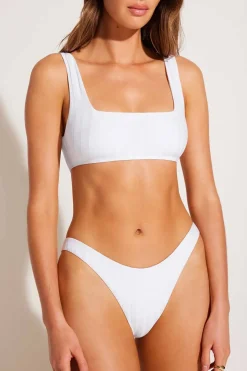 Vitamin A Cali High Leg Bottom White Superrib