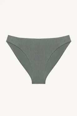Vitamin A Cali High Leg Classic Coverage Bottom Sea Green EcoRib