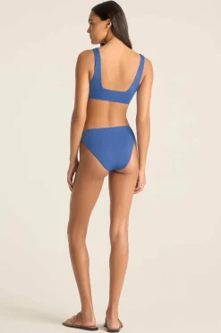 Vitamin A Cali High Leg Full Bottom Chambray EcoRib