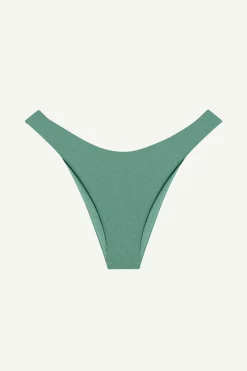 Vitamin A California High Leg Bottom Aqua Metallic