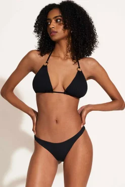 Vitamin A California High Leg Black EcoRib