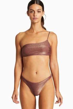 Vitamin A Claire Top Supernatural Metallic