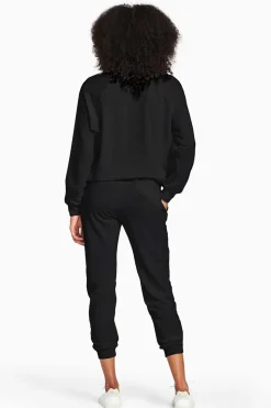 Vitamin A Cora Organic Cotton Crewneck Black EcoSoft