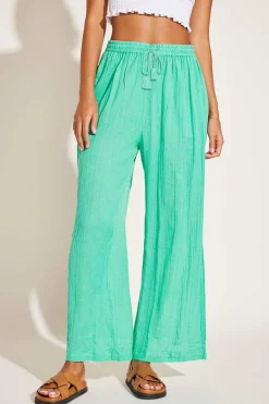 Vitamin A Costa Pant Seafoam Crinkle Organic Cotton
