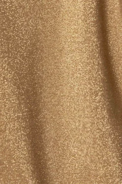 Vitamin A Demi Top Golden Glow Metallic