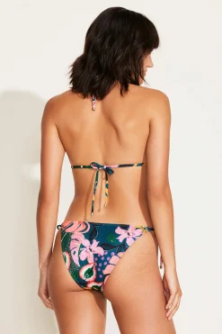 Vitamin A Elle Adjustable Tie Side Bottom Painted Jungle EcoRib BT
