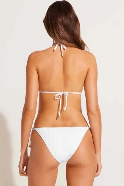 Vitamin A Elle Tie Side Bottom White SuperRib