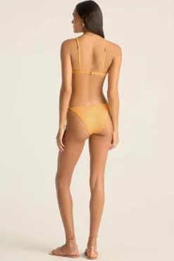 Vitamin A Elle Tie Side Bottom Creamsicle EcoRib