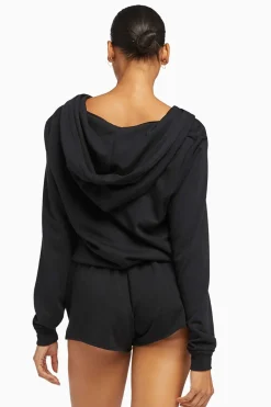 Vitamin A Emery Organic Romper Black EcoSoft