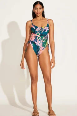 Vitamin A Gemma One Piece Painted Jungle EcoRib BT