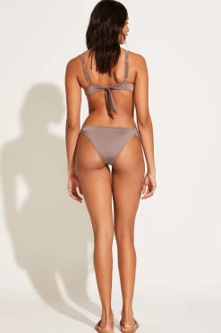 Vitamin A Gemma Ruched Bottom Mineral EcoLux