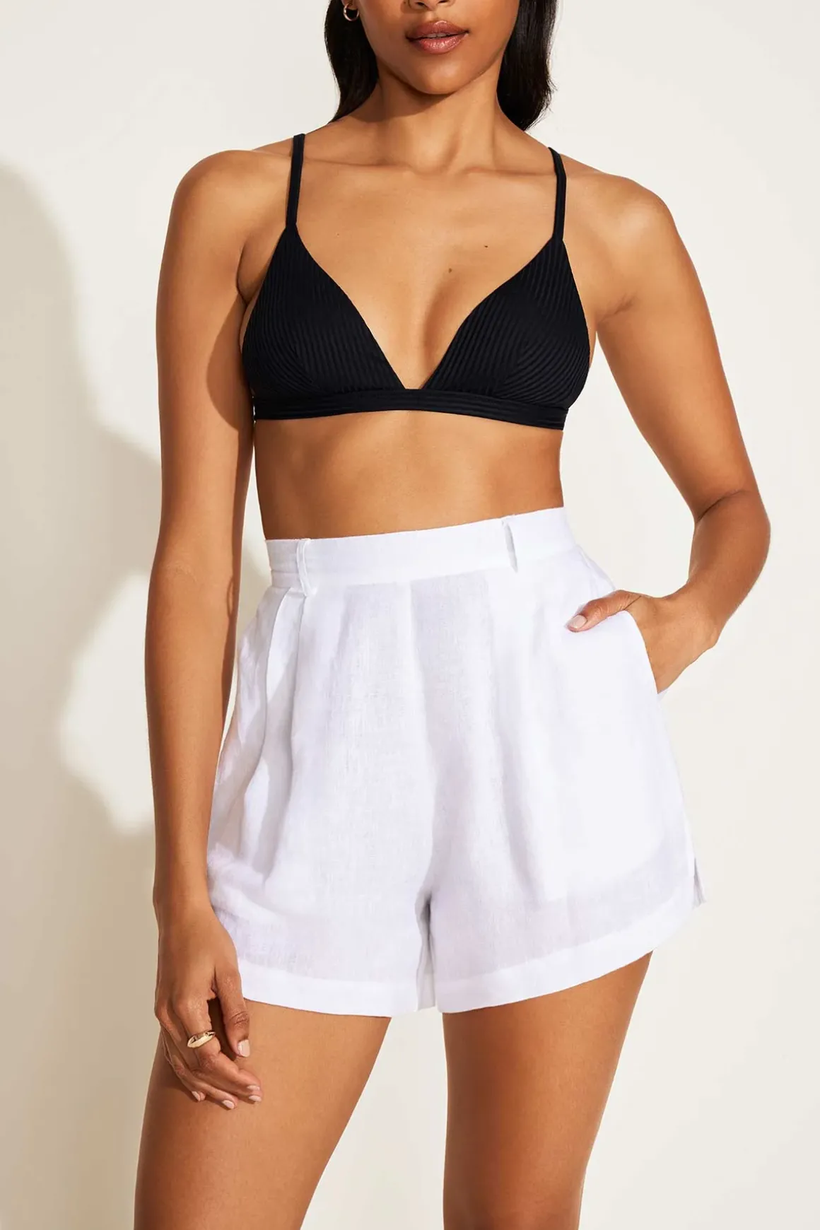 Vitamin A Getaway Short White EcoLinen
