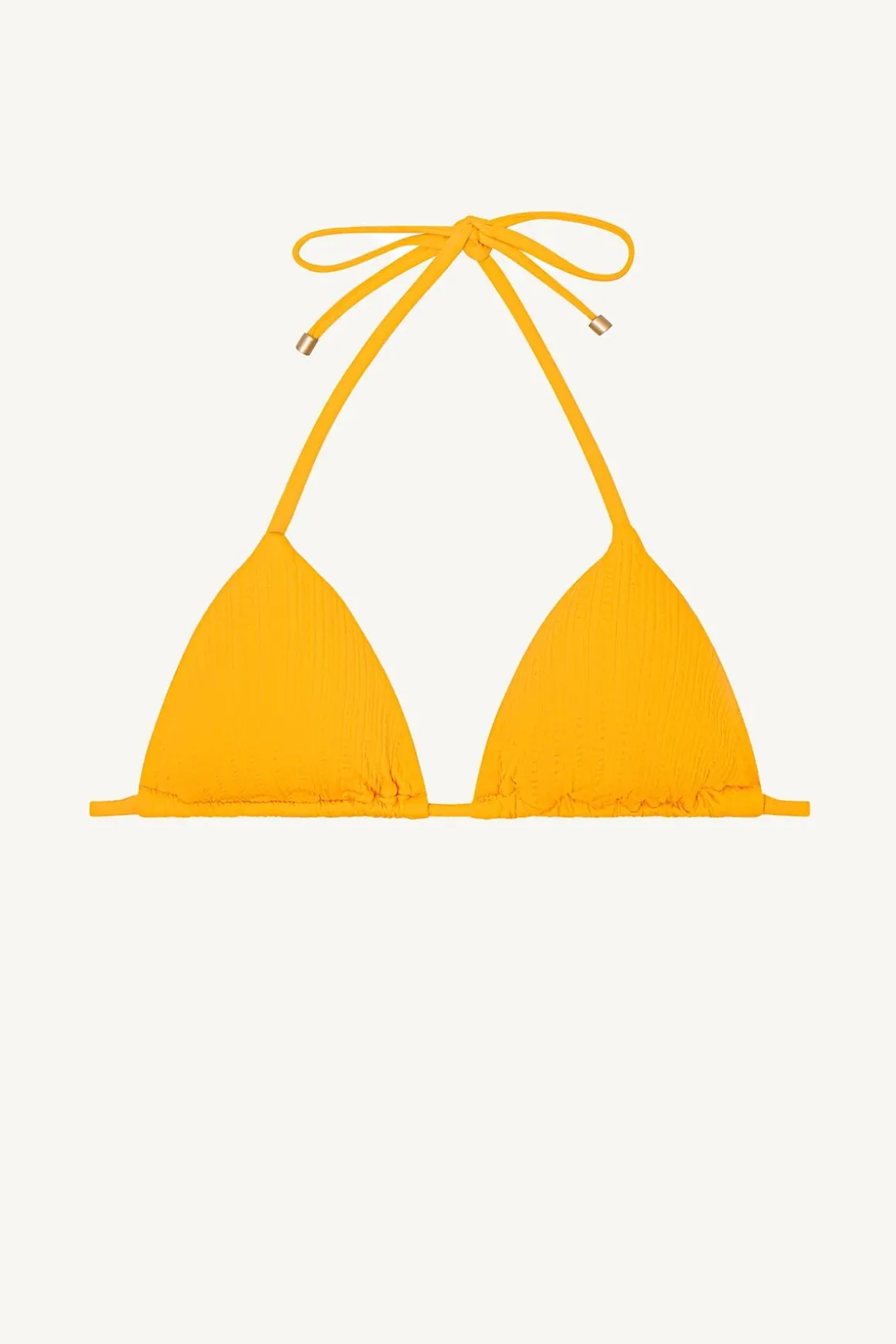 Vitamin A Gia Triangle Top Sunflower Pucker Rib