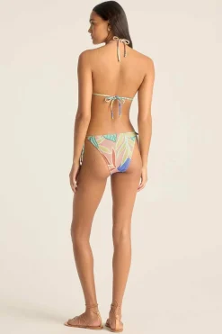 Vitamin A Gia Triangle Top Retro Jungle Crepe Texture