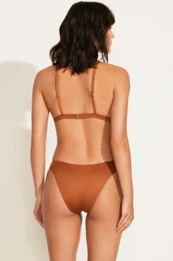 Vitamin A Luxe Link Bralette Top Bronze