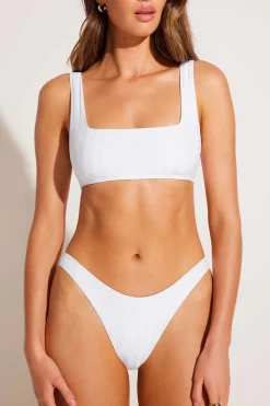 Vitamin A Mika Bralette White Superrib