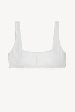Vitamin A Mika Bralette White Superrib