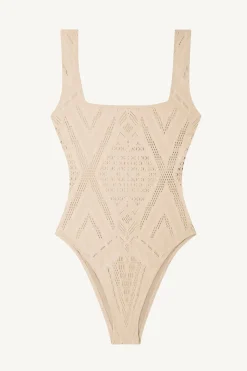 Vitamin A Mika One Piece Natural Calico Crochet