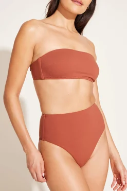 Vitamin A Mila Bandeau Top Copper Brown BioSculpt