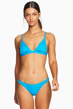 Vitamin A Moss Bralette Top Cyan EcoLux