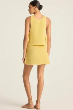 Vitamin A Oasis Tank Banana Cream Harbor Terry