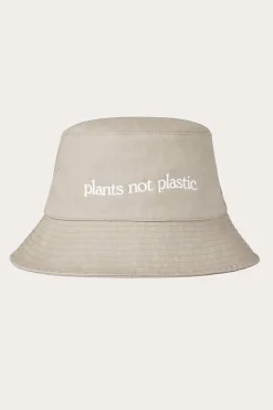 Vitamin A Organic Cotton Bucket Hat Plants Not Plastic Organic Cotton