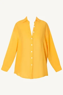 Vitamin A Playa Boyfriend Shirt Sunflower Ecolinen